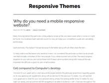 Tablet Screenshot of 9responsivethemes.com